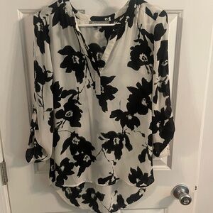 Three quarter sleeve dress shirt